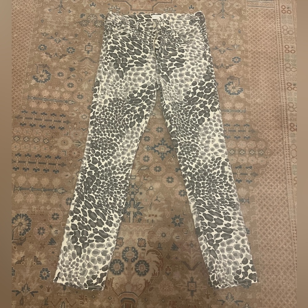 Mother Denim cheetah jeans